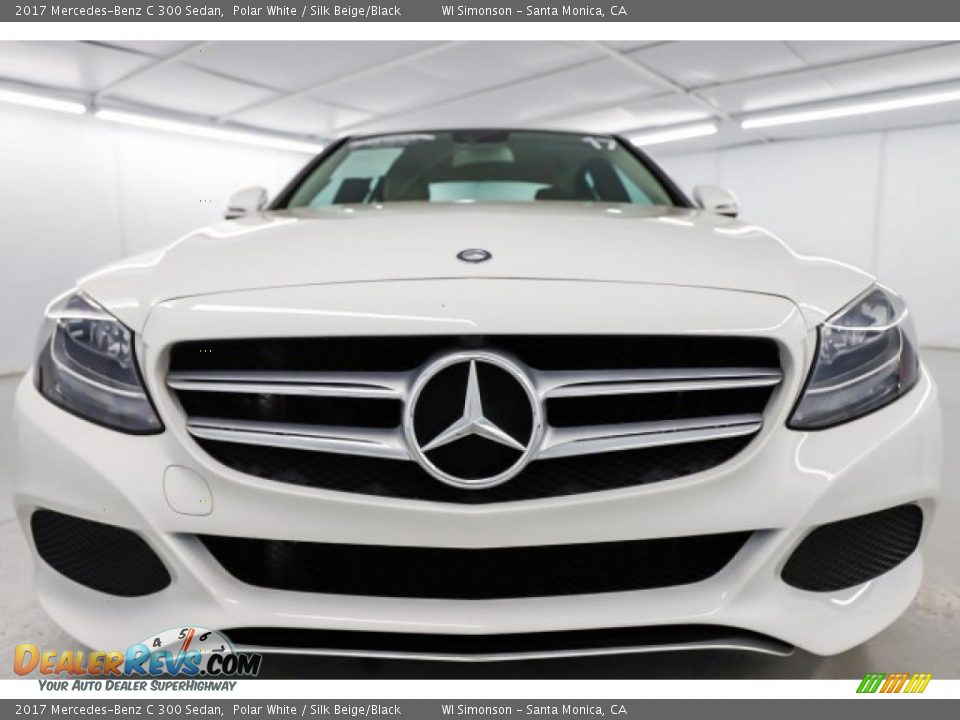 2017 Mercedes-Benz C 300 Sedan Polar White / Silk Beige/Black Photo #15
