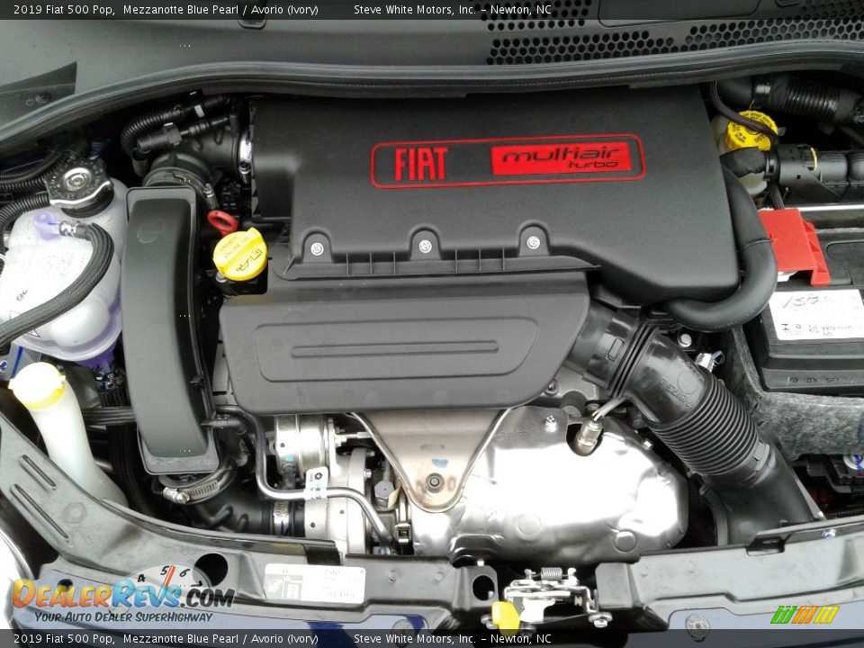 2019 Fiat 500 Pop 1.4 Liter Turbocharged SOHC 16-Valve MultiAir 4 Cylinder Engine Photo #26