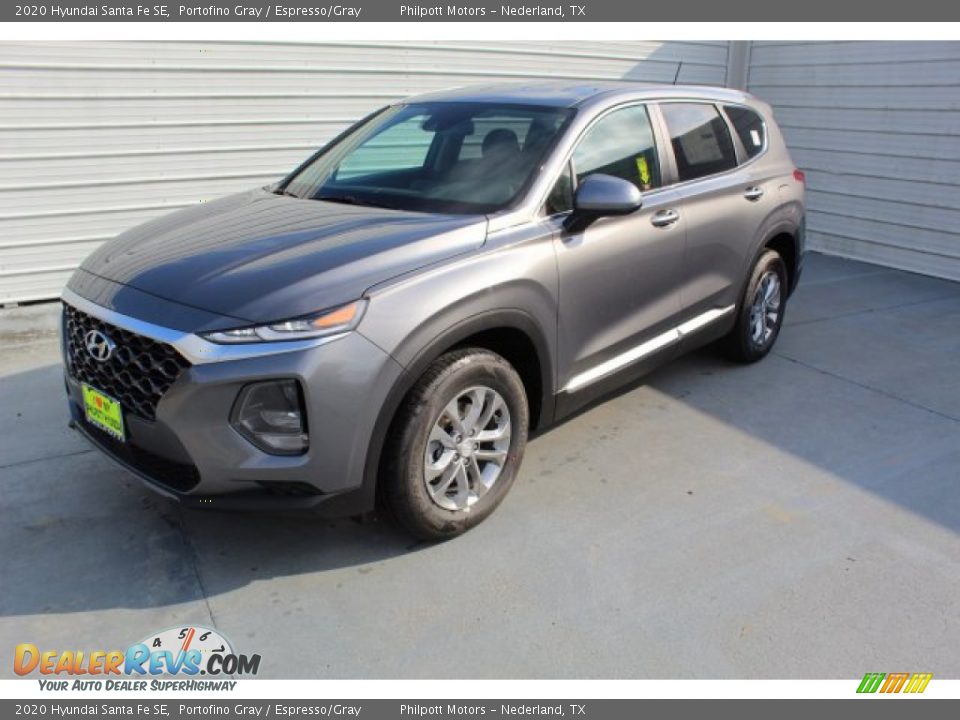 2020 Hyundai Santa Fe SE Portofino Gray / Espresso/Gray Photo #4