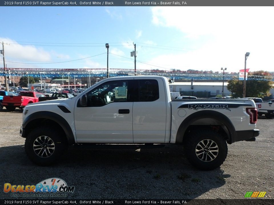 2019 Ford F150 SVT Raptor SuperCab 4x4 Oxford White / Black Photo #5