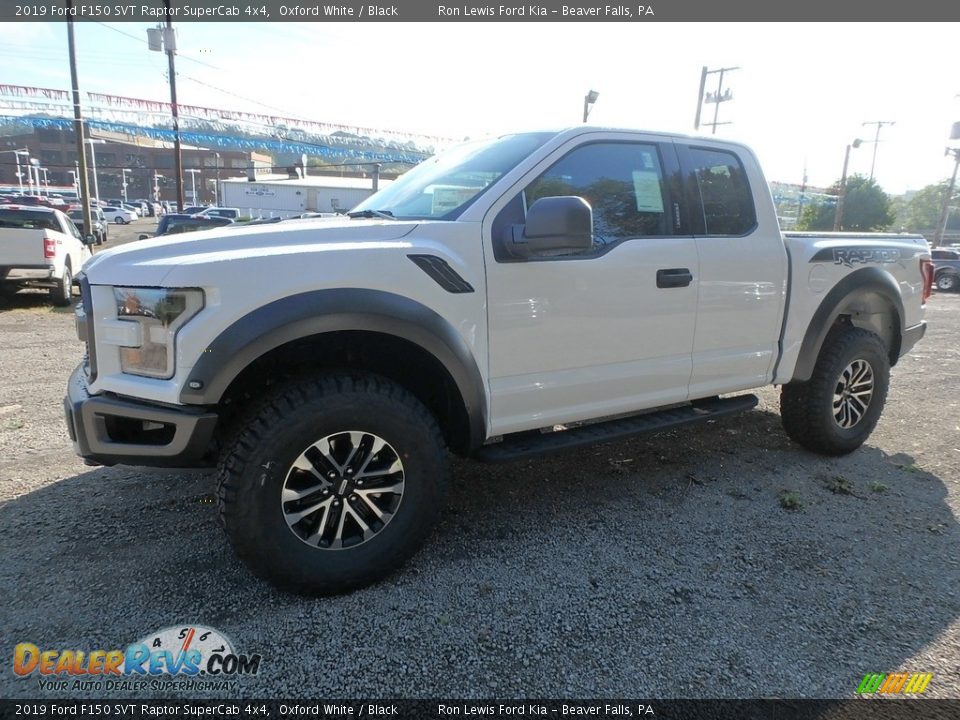 2019 Ford F150 SVT Raptor SuperCab 4x4 Oxford White / Black Photo #6