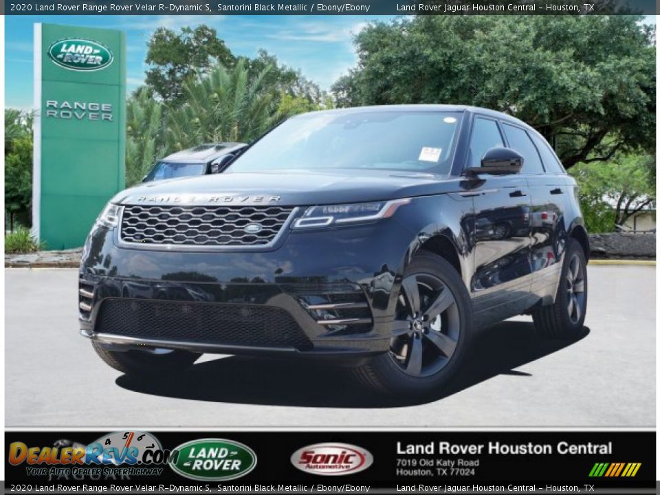 2020 Land Rover Range Rover Velar R-Dynamic S Santorini Black Metallic / Ebony/Ebony Photo #1