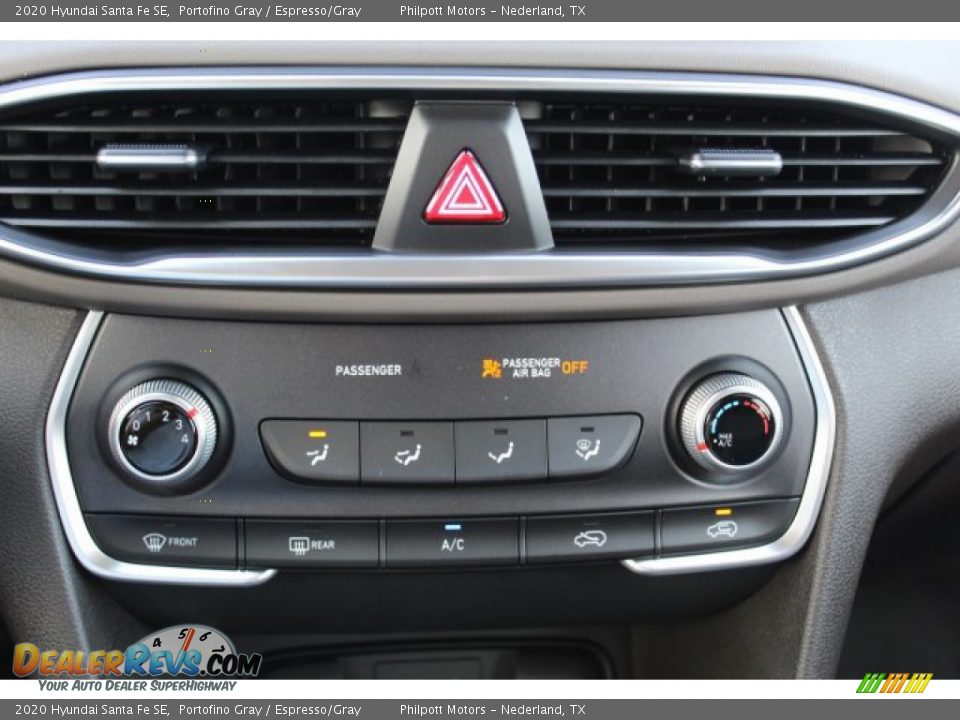 2020 Hyundai Santa Fe SE Portofino Gray / Espresso/Gray Photo #15