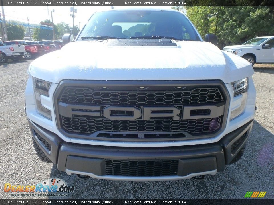 2019 Ford F150 SVT Raptor SuperCab 4x4 Oxford White / Black Photo #7