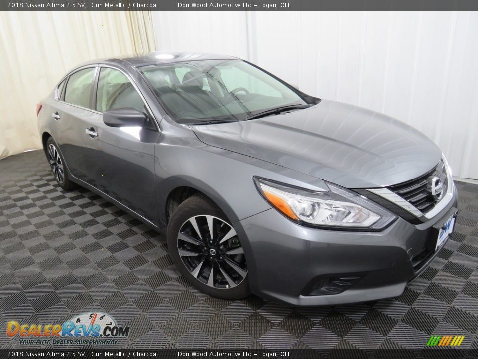 2018 Nissan Altima 2.5 SV Gun Metallic / Charcoal Photo #3
