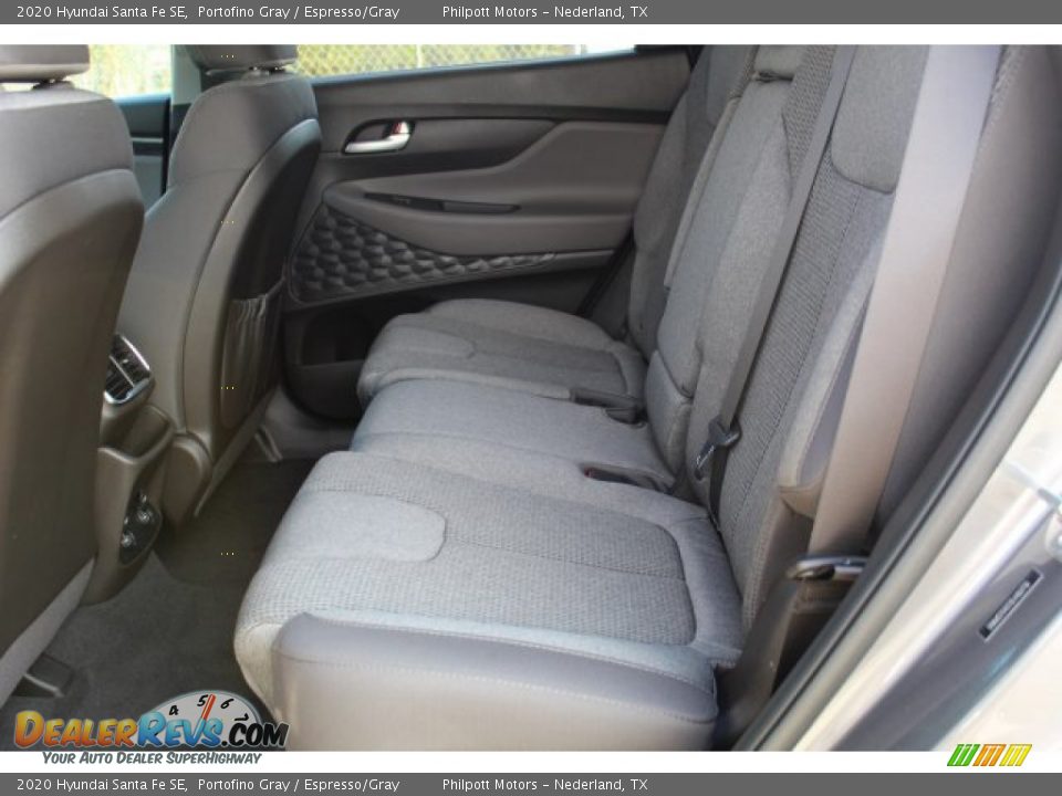 2020 Hyundai Santa Fe SE Portofino Gray / Espresso/Gray Photo #18