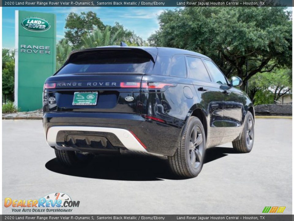 2020 Land Rover Range Rover Velar R-Dynamic S Santorini Black Metallic / Ebony/Ebony Photo #4