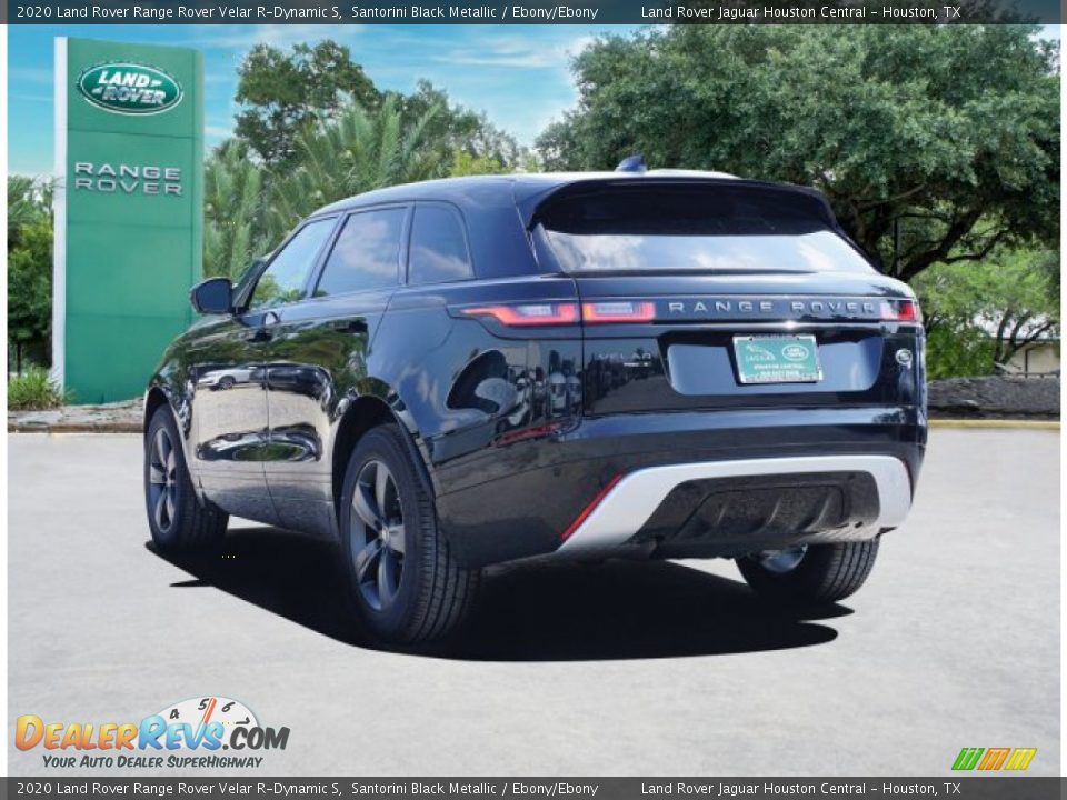 2020 Land Rover Range Rover Velar R-Dynamic S Santorini Black Metallic / Ebony/Ebony Photo #5