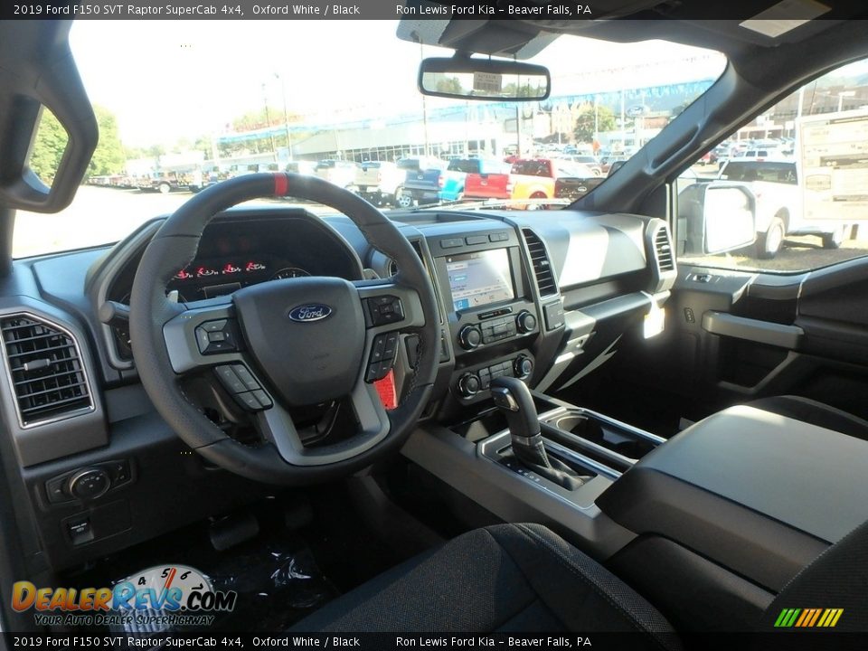 2019 Ford F150 SVT Raptor SuperCab 4x4 Oxford White / Black Photo #14