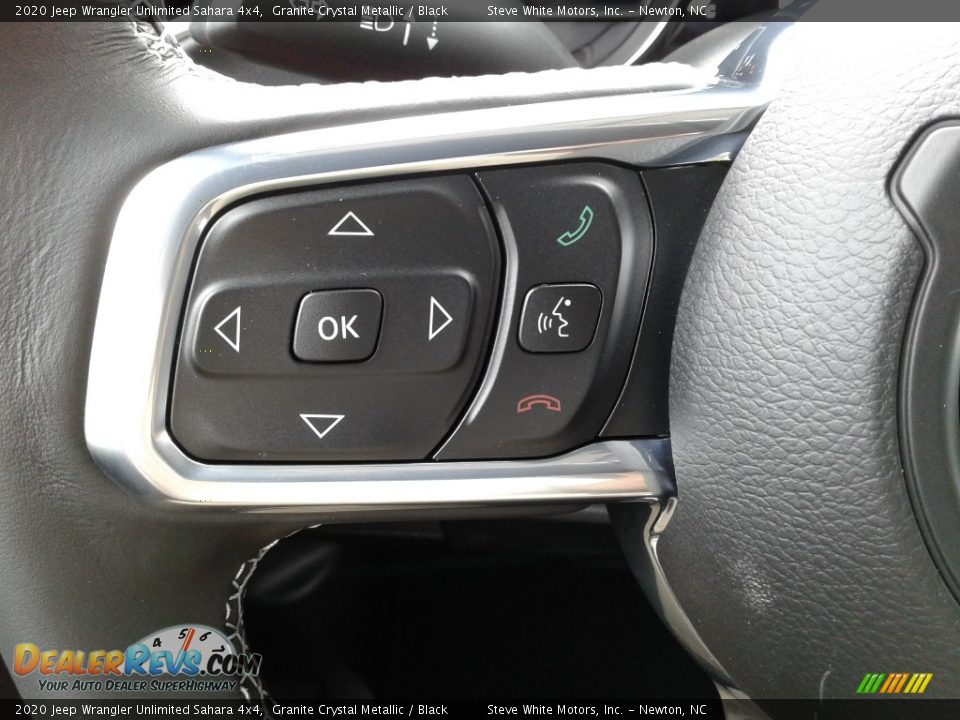 2020 Jeep Wrangler Unlimited Sahara 4x4 Granite Crystal Metallic / Black Photo #16