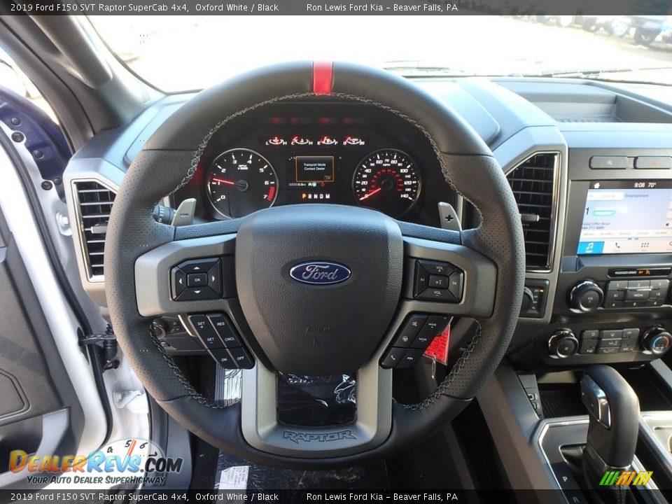 2019 Ford F150 SVT Raptor SuperCab 4x4 Steering Wheel Photo #16