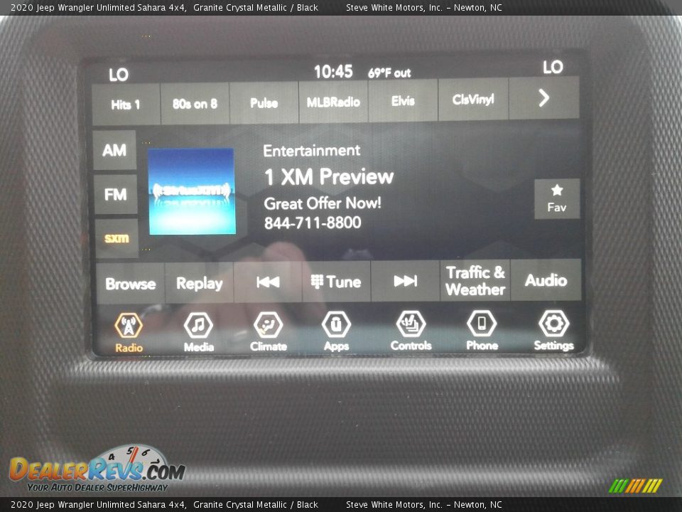 2020 Jeep Wrangler Unlimited Sahara 4x4 Granite Crystal Metallic / Black Photo #20