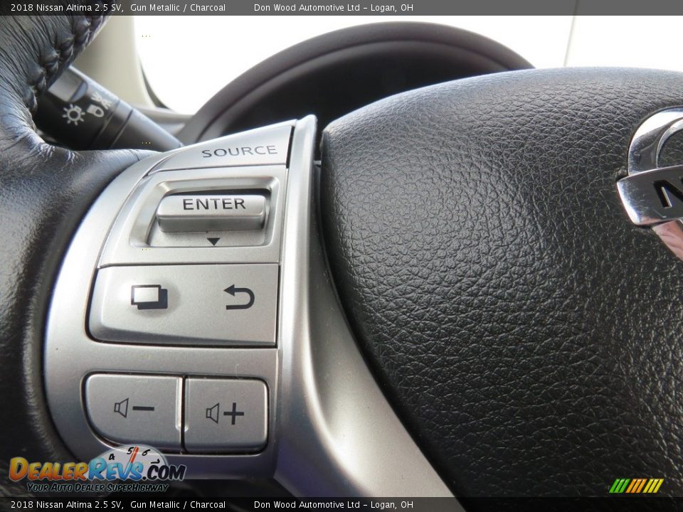 2018 Nissan Altima 2.5 SV Gun Metallic / Charcoal Photo #22