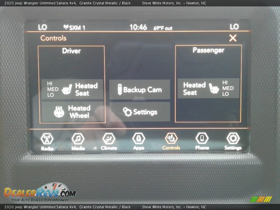 2020 Jeep Wrangler Unlimited Sahara 4x4 Granite Crystal Metallic / Black Photo #23