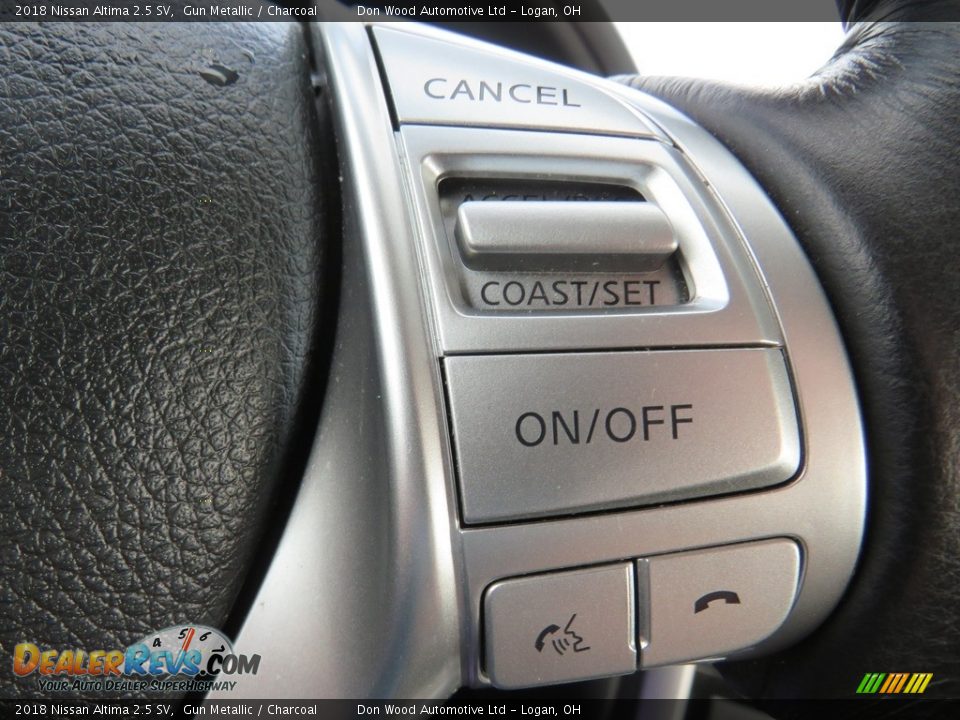 2018 Nissan Altima 2.5 SV Gun Metallic / Charcoal Photo #23