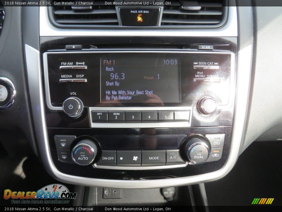 2018 Nissan Altima 2.5 SV Gun Metallic / Charcoal Photo #25