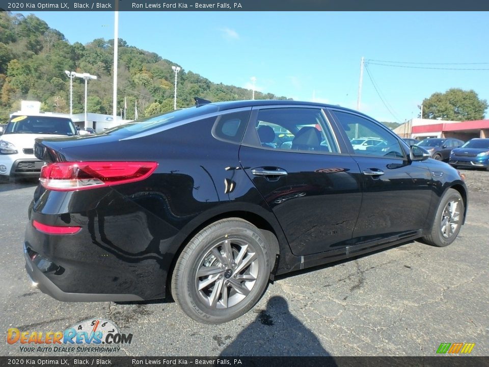 2020 Kia Optima LX Black / Black Photo #2