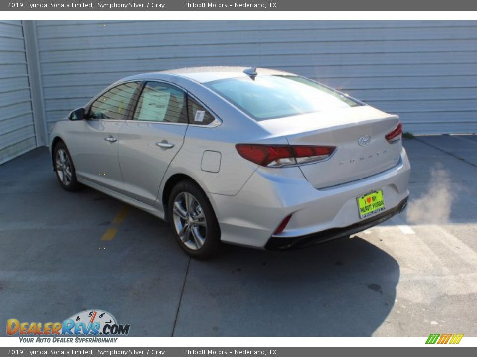 2019 Hyundai Sonata Limited Symphony Silver / Gray Photo #6