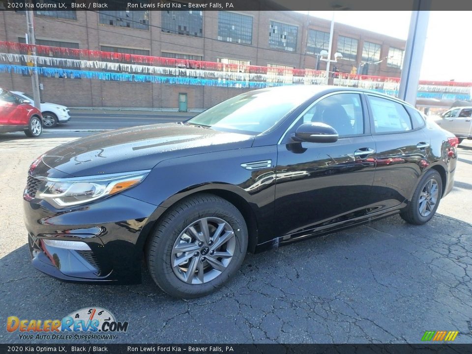 2020 Kia Optima LX Black / Black Photo #7