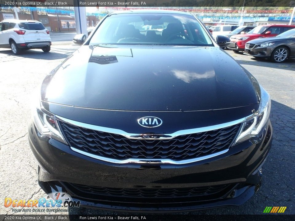 2020 Kia Optima LX Black / Black Photo #8