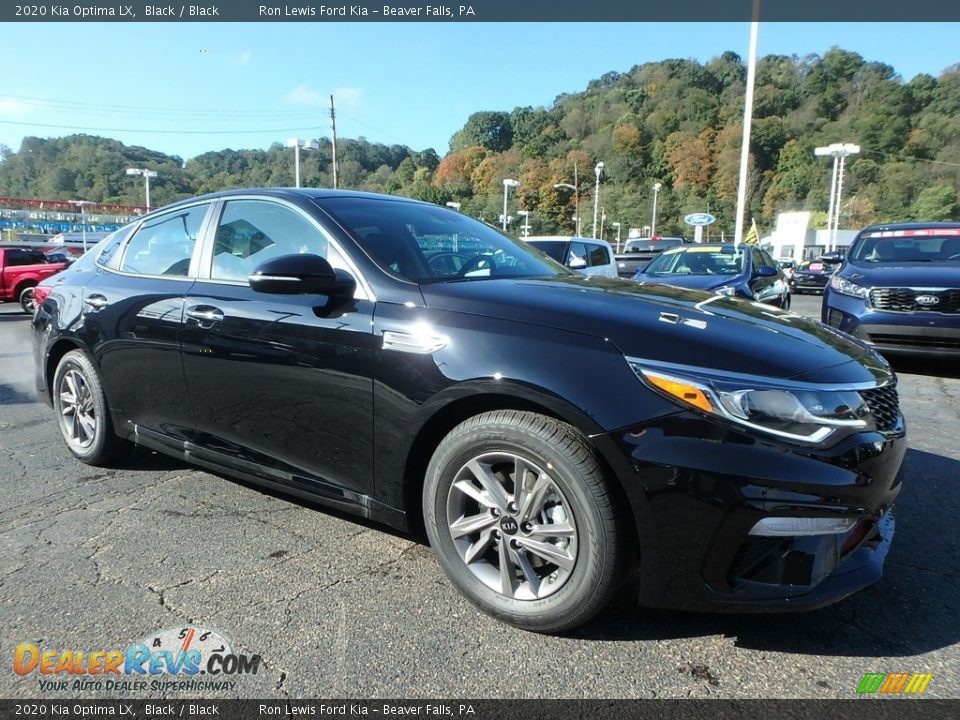 2020 Kia Optima LX Black / Black Photo #9