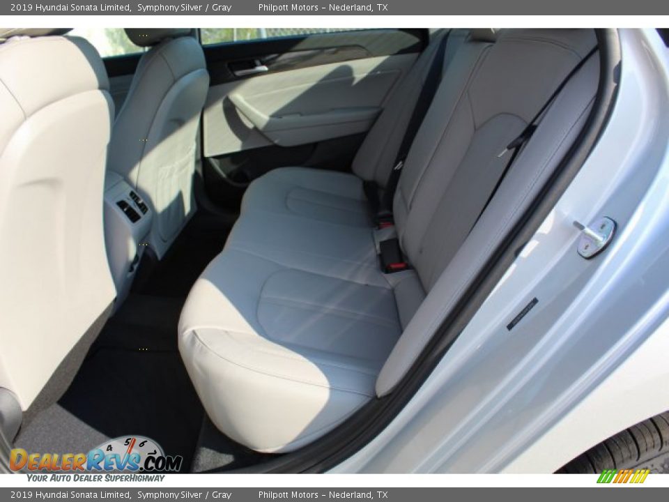 2019 Hyundai Sonata Limited Symphony Silver / Gray Photo #21