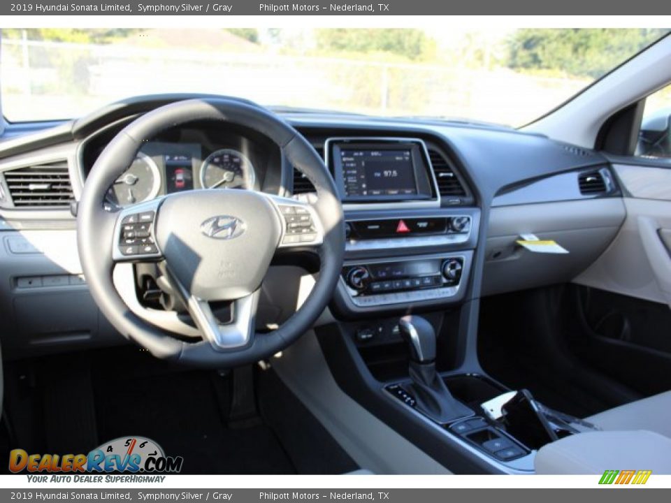 2019 Hyundai Sonata Limited Symphony Silver / Gray Photo #22