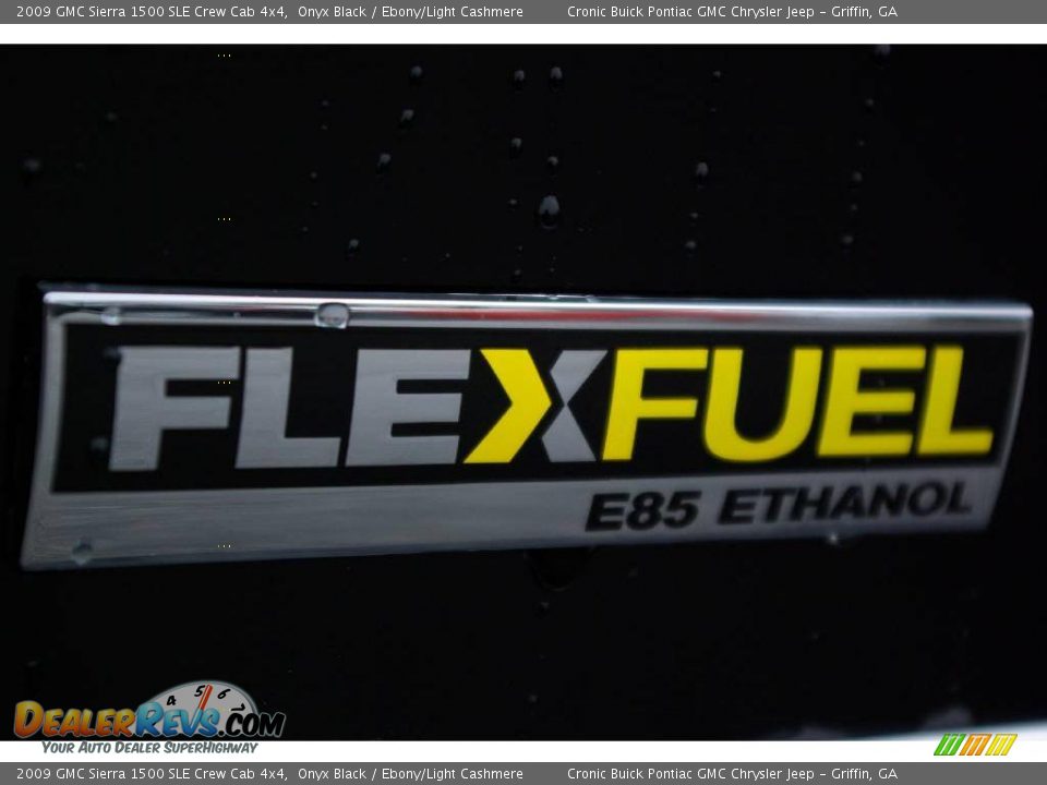 2009 GMC Sierra 1500 SLE Crew Cab 4x4 Onyx Black / Ebony/Light Cashmere Photo #12