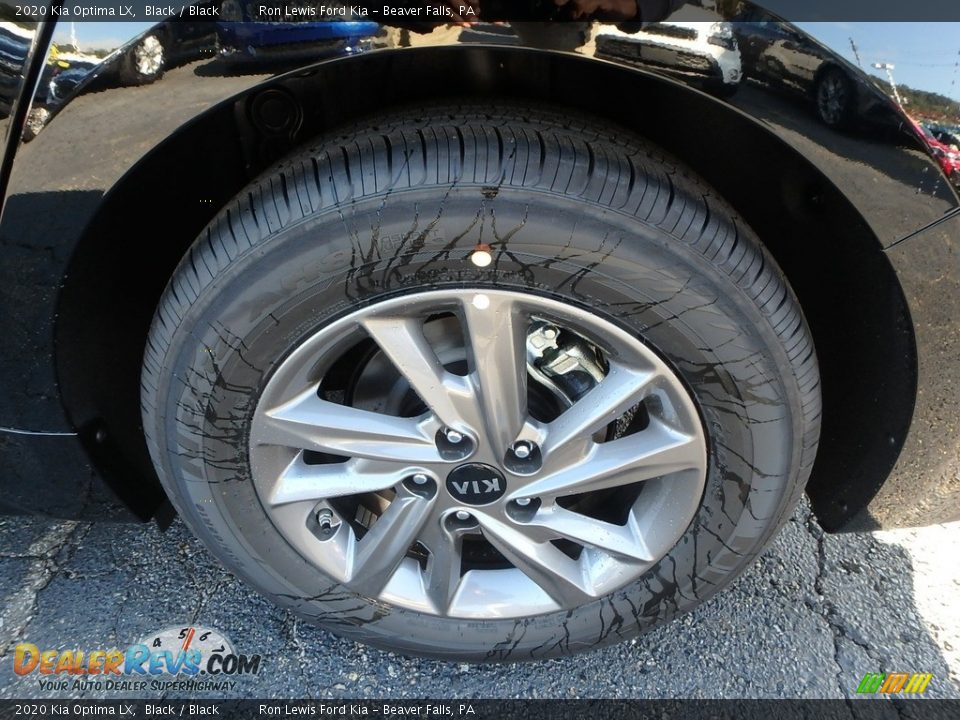 2020 Kia Optima LX Black / Black Photo #10