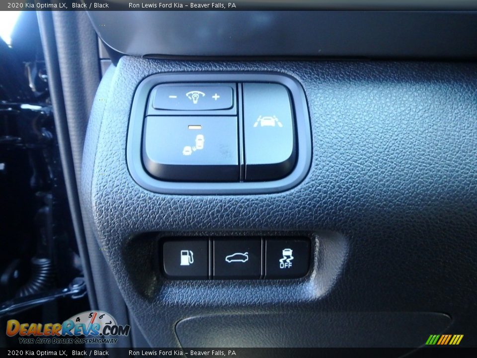 2020 Kia Optima LX Black / Black Photo #12