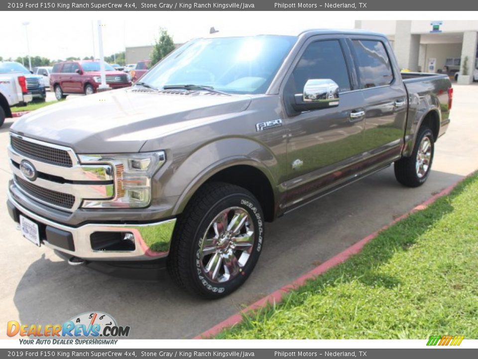 2019 Ford F150 King Ranch SuperCrew 4x4 Stone Gray / King Ranch Kingsville/Java Photo #3