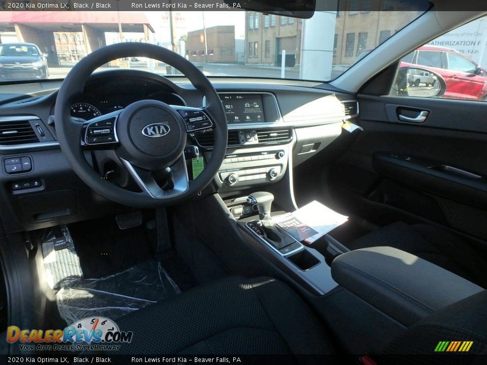 2020 Kia Optima LX Black / Black Photo #15