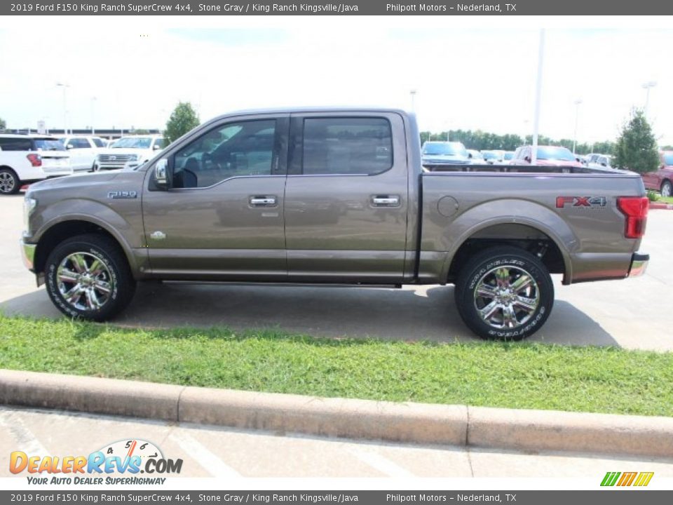 2019 Ford F150 King Ranch SuperCrew 4x4 Stone Gray / King Ranch Kingsville/Java Photo #5
