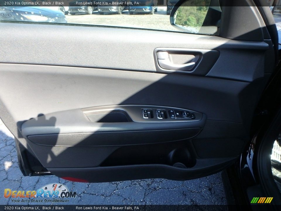 2020 Kia Optima LX Black / Black Photo #16