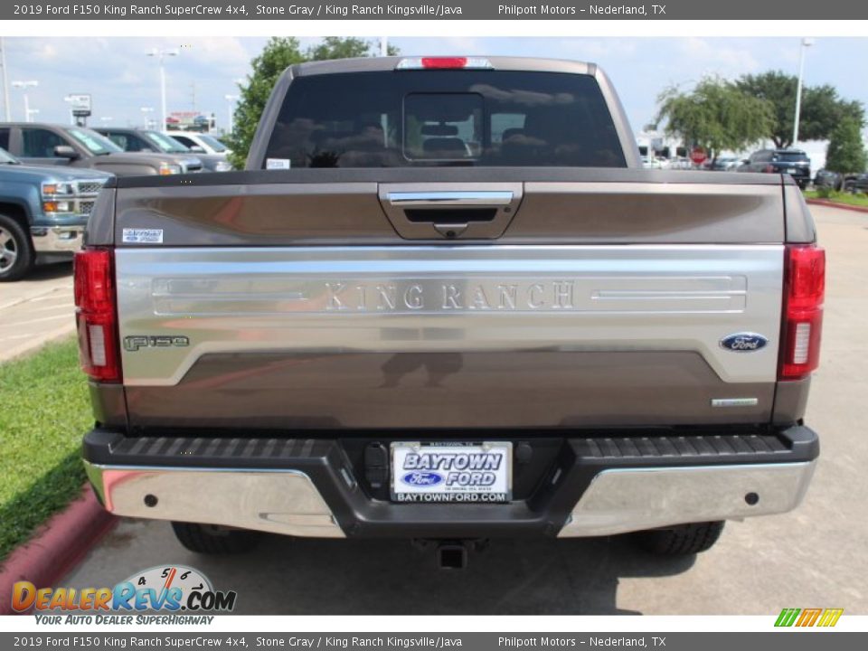 2019 Ford F150 King Ranch SuperCrew 4x4 Stone Gray / King Ranch Kingsville/Java Photo #7
