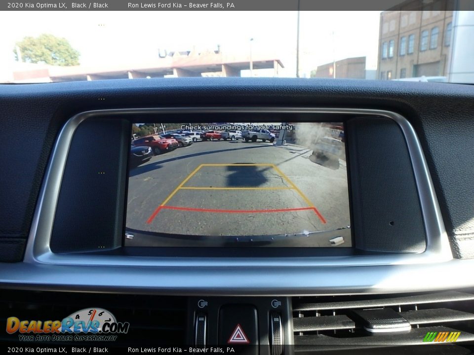 2020 Kia Optima LX Black / Black Photo #18