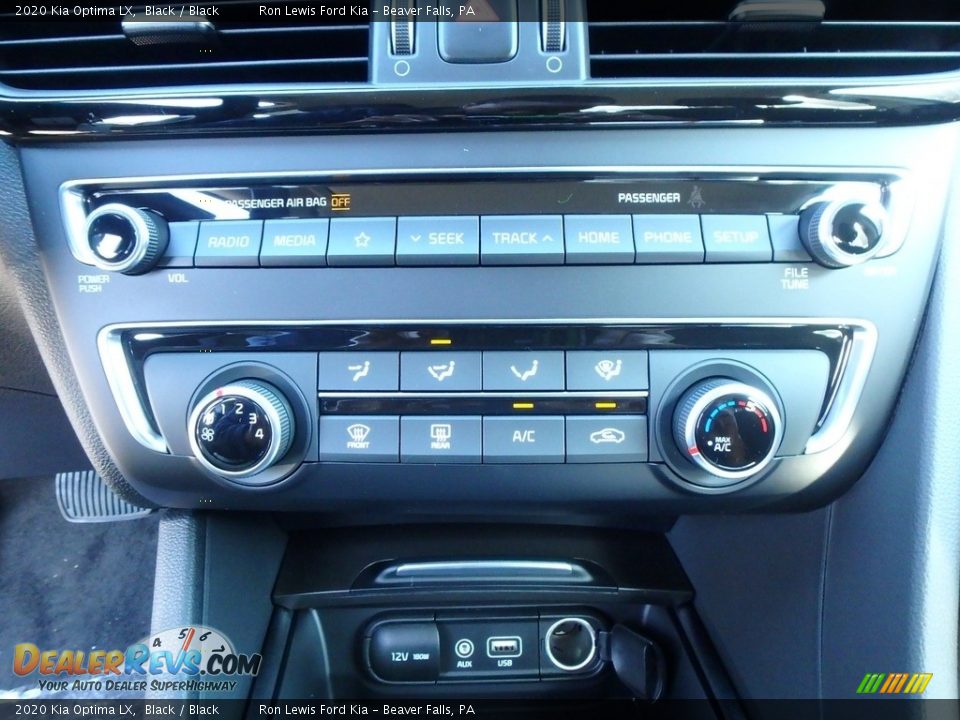 2020 Kia Optima LX Black / Black Photo #19