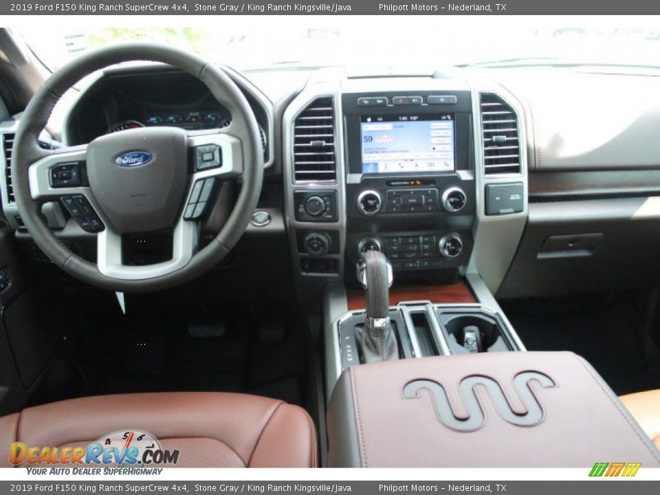 2019 Ford F150 King Ranch SuperCrew 4x4 Stone Gray / King Ranch Kingsville/Java Photo #22