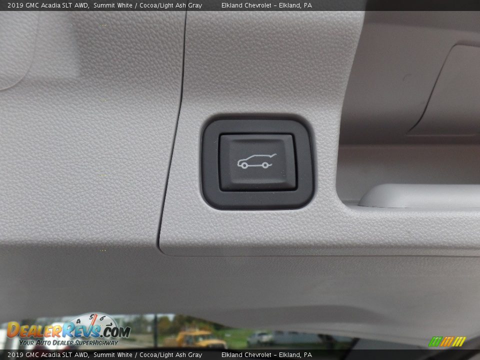 2019 GMC Acadia SLT AWD Summit White / Cocoa/Light Ash Gray Photo #15