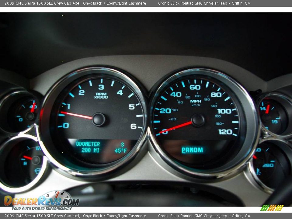 2009 GMC Sierra 1500 SLE Crew Cab 4x4 Onyx Black / Ebony/Light Cashmere Photo #20