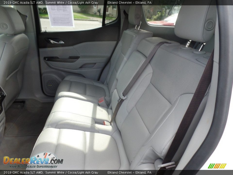 2019 GMC Acadia SLT AWD Summit White / Cocoa/Light Ash Gray Photo #21