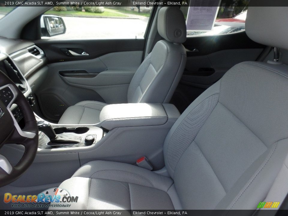 2019 GMC Acadia SLT AWD Summit White / Cocoa/Light Ash Gray Photo #22