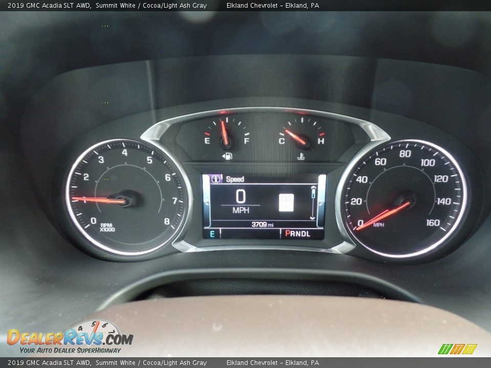 2019 GMC Acadia SLT AWD Summit White / Cocoa/Light Ash Gray Photo #30