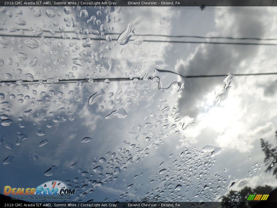 2019 GMC Acadia SLT AWD Summit White / Cocoa/Light Ash Gray Photo #36