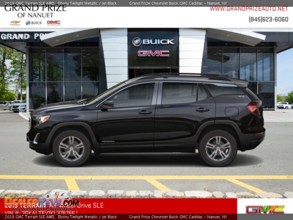 2019 GMC Terrain SLE AWD Ebony Twilight Metallic / Jet Black Photo #2