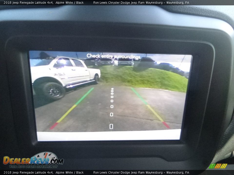 2018 Jeep Renegade Latitude 4x4 Alpine White / Black Photo #18