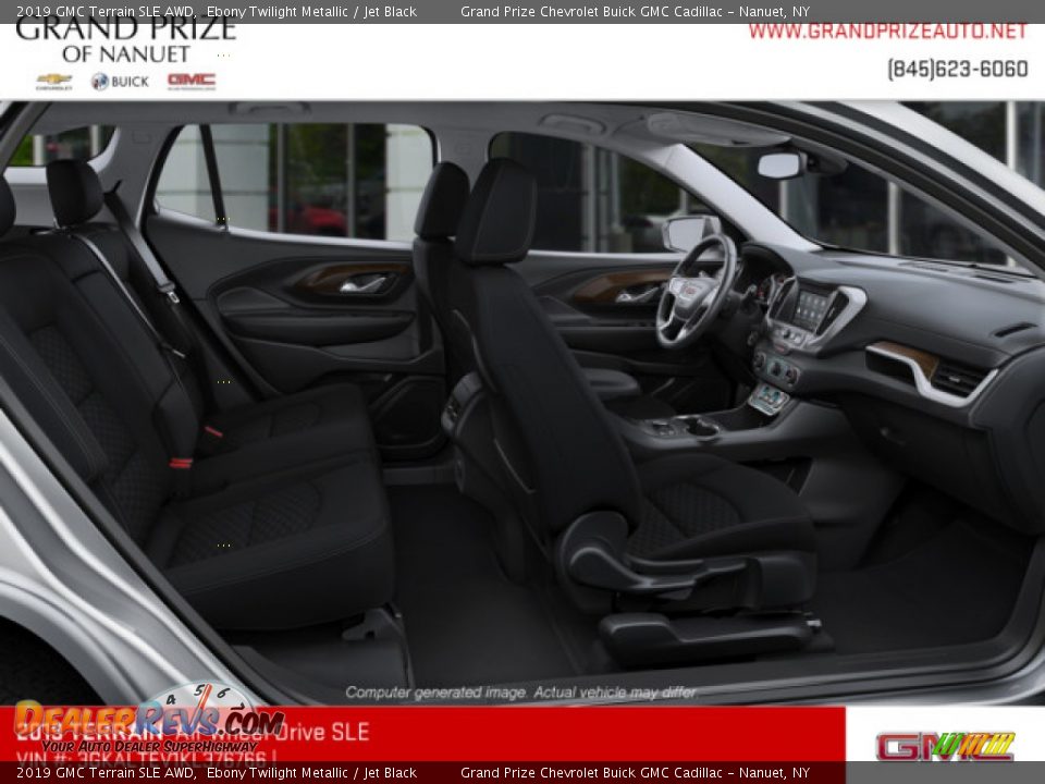 2019 GMC Terrain SLE AWD Ebony Twilight Metallic / Jet Black Photo #8