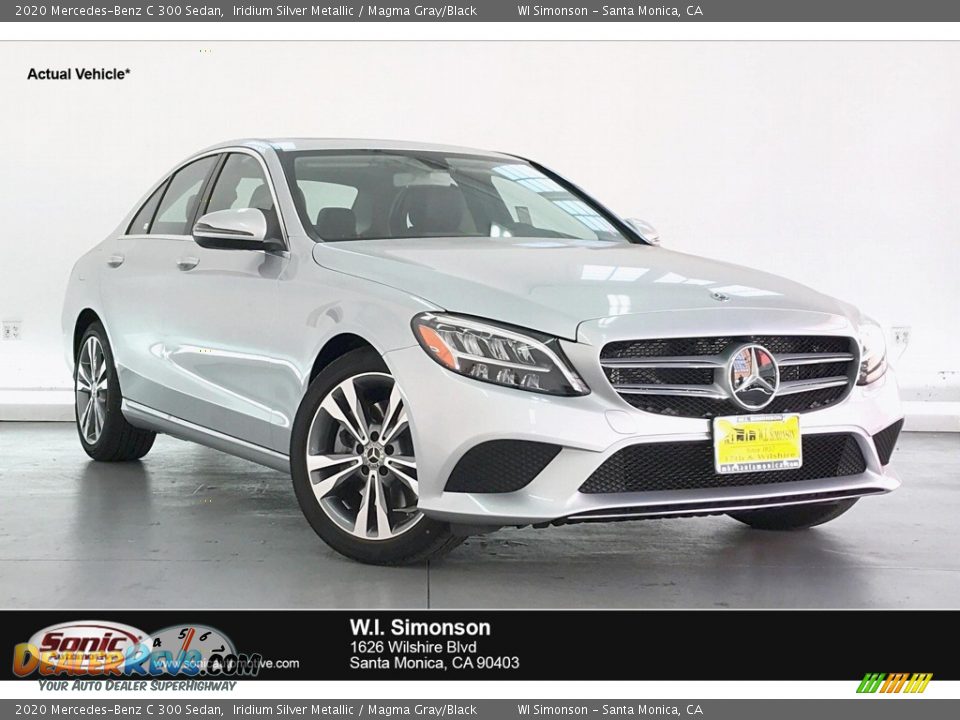 2020 Mercedes-Benz C 300 Sedan Iridium Silver Metallic / Magma Gray/Black Photo #1