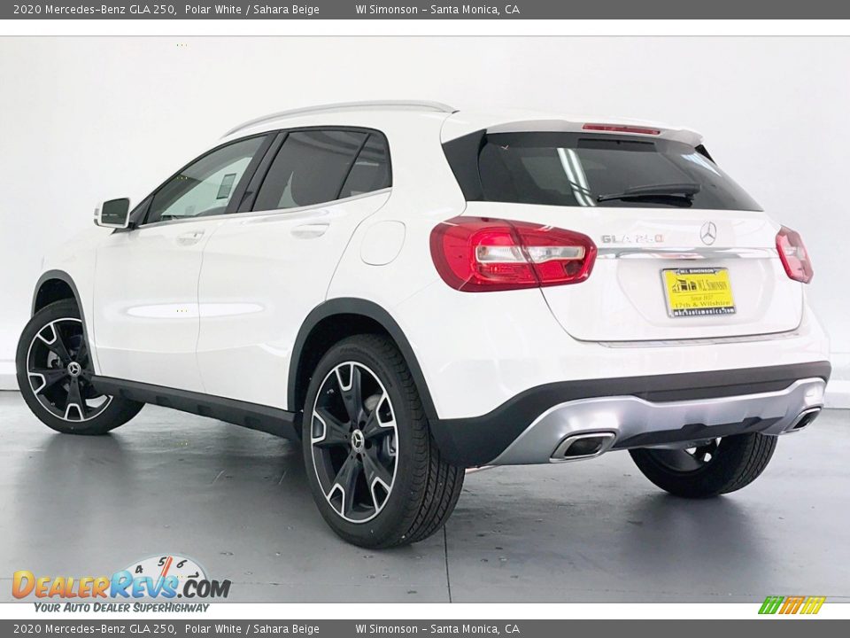 2020 Mercedes-Benz GLA 250 Polar White / Sahara Beige Photo #2