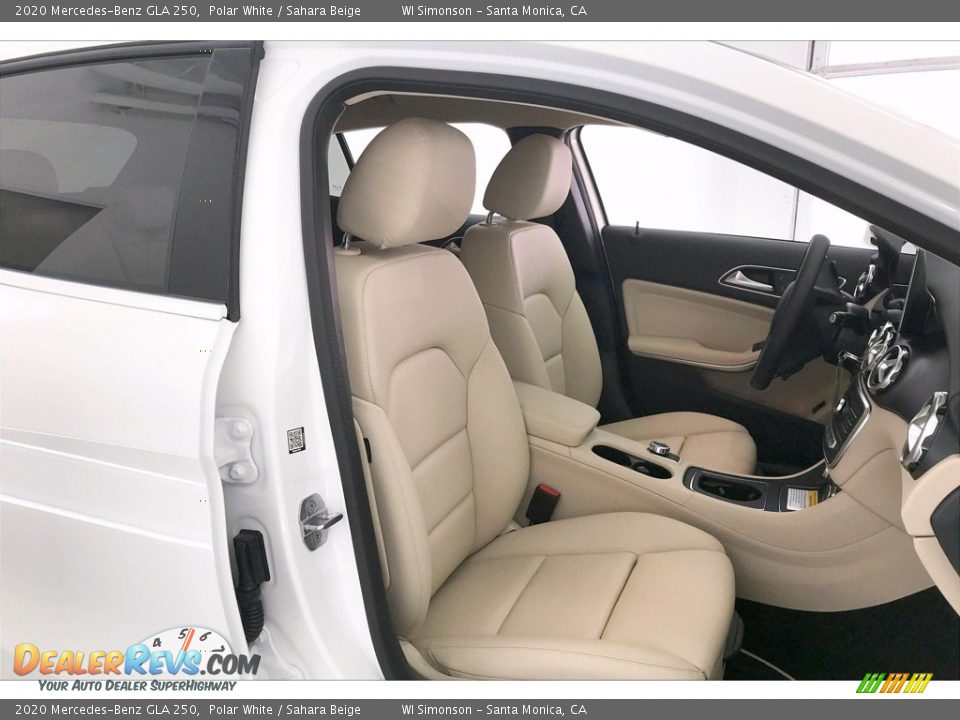 2020 Mercedes-Benz GLA 250 Polar White / Sahara Beige Photo #5